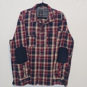 Wrangler ATG All Terrain Gear Plaid Flannel Shirt – Men’s XL